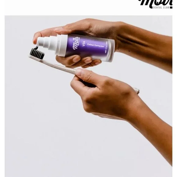 MOLR V34 Colour Corrector Toothpaste Post Whitening Treatment 30ml 1 fl oz - Picture 2 of 5